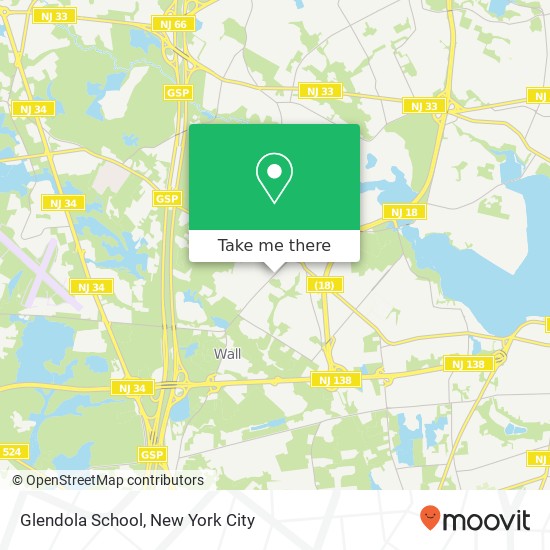 Glendola School map