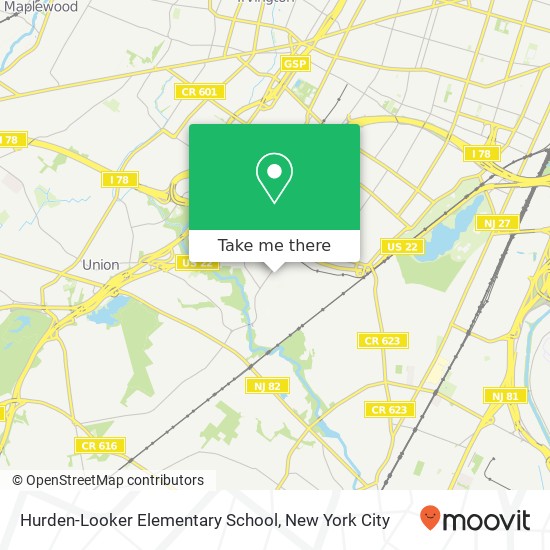 Hurden-Looker Elementary School map