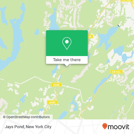 Jays Pond map