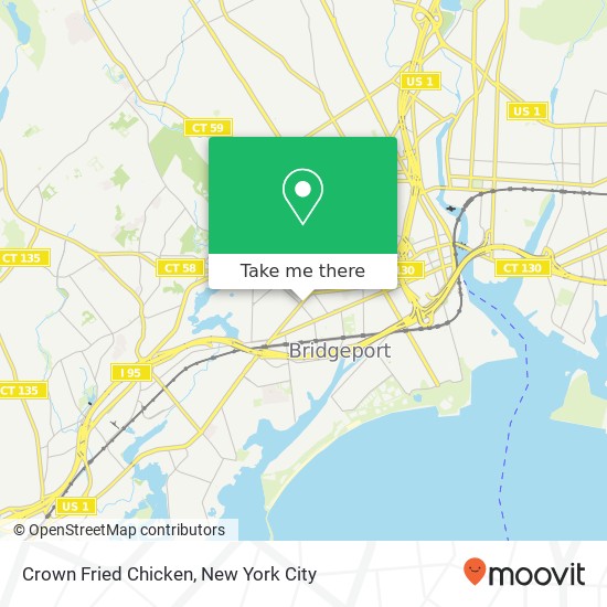 Crown Fried Chicken map