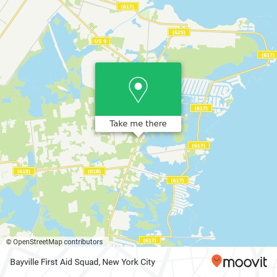 Bayville First Aid Squad map