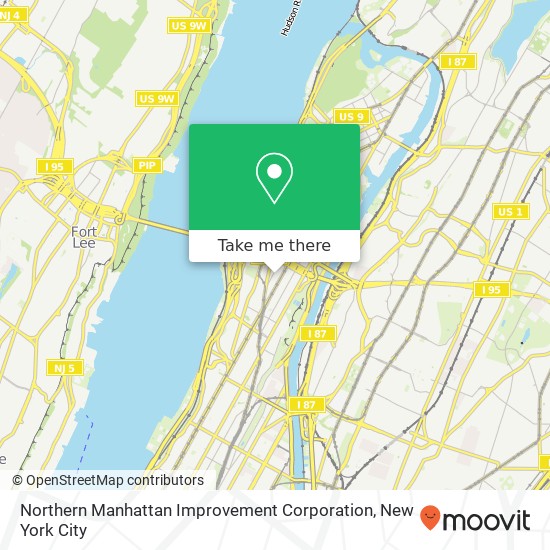 Northern Manhattan Improvement Corporation map