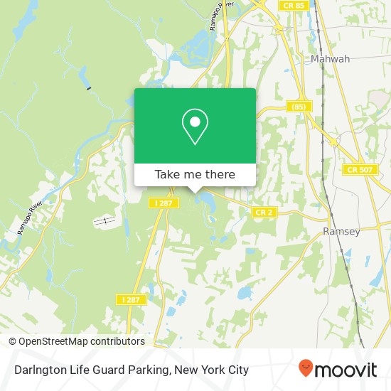 Darlngton Life Guard Parking map