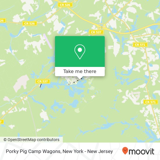 Porky Pig Camp Wagons map