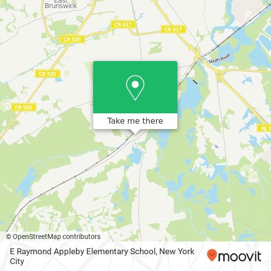 E Raymond Appleby Elementary School map