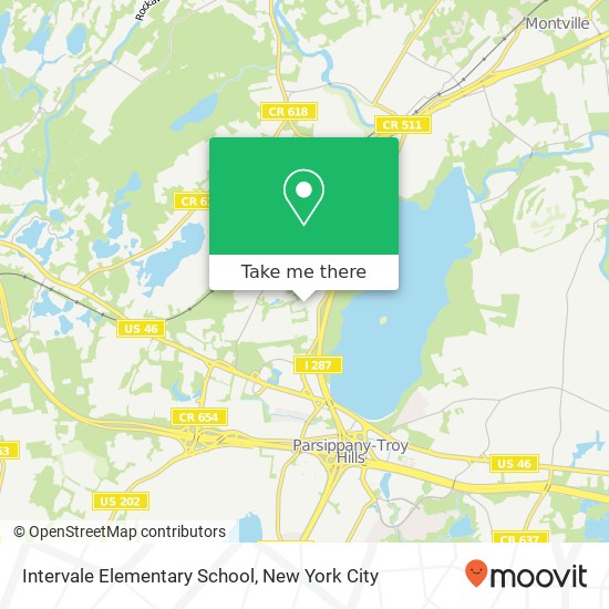Mapa de Intervale Elementary School