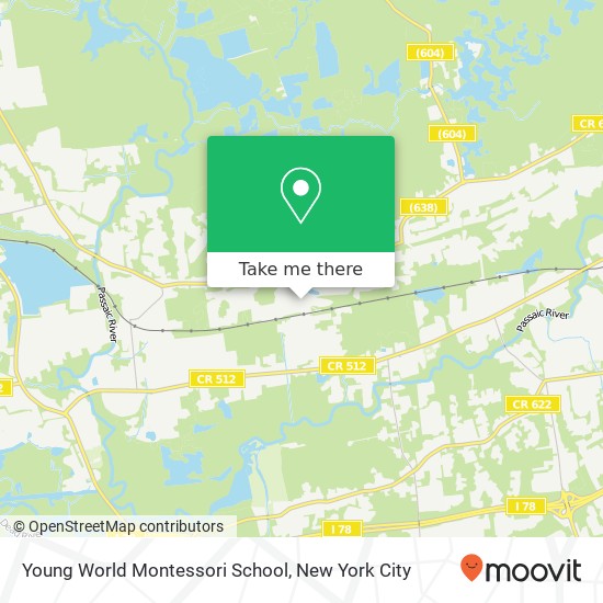 Young World Montessori School map