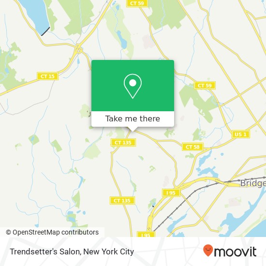 Mapa de Trendsetter's Salon