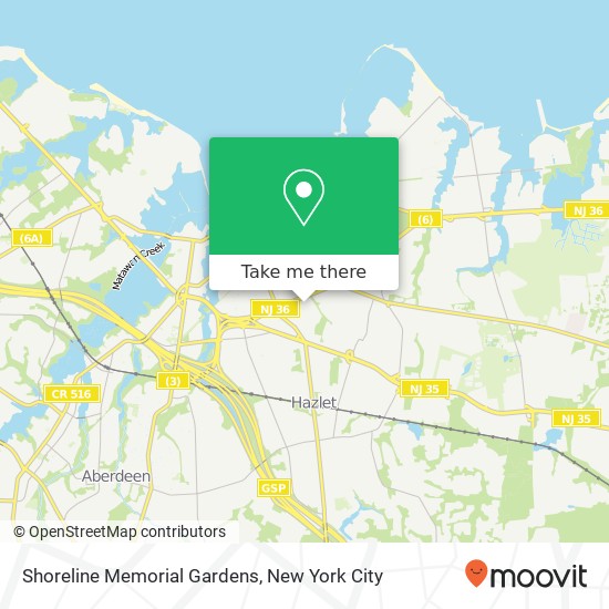 Mapa de Shoreline Memorial Gardens