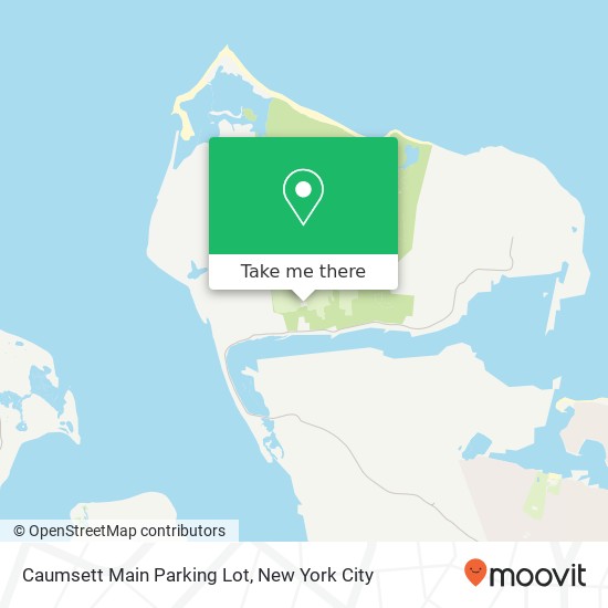 Caumsett Main Parking Lot map