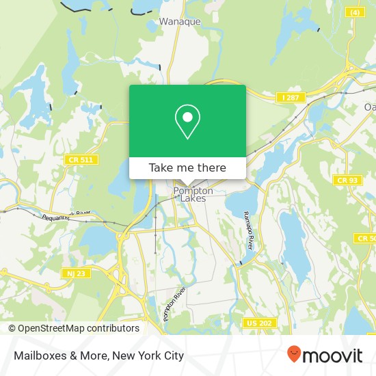 Mapa de Mailboxes & More