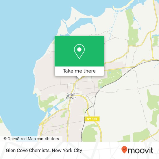 Glen Cove Chemists map