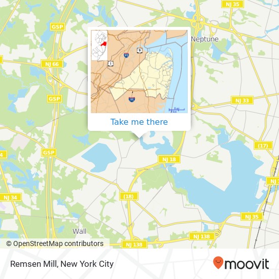 Remsen Mill map