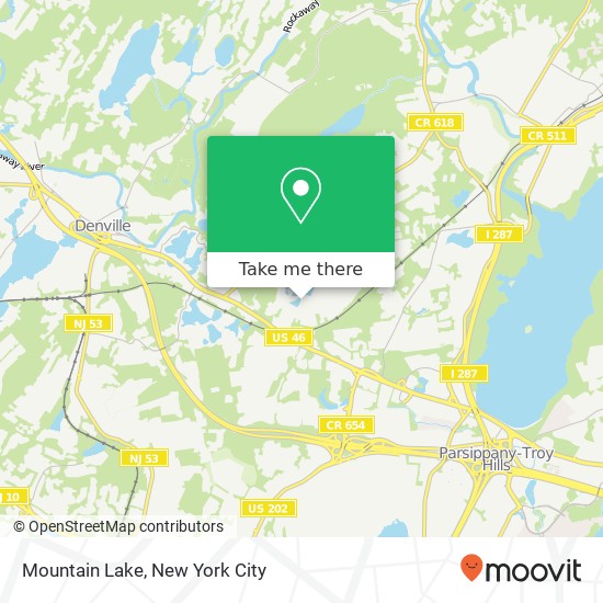 Mountain Lake map