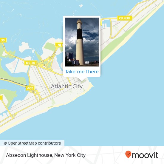 Absecon Lighthouse map