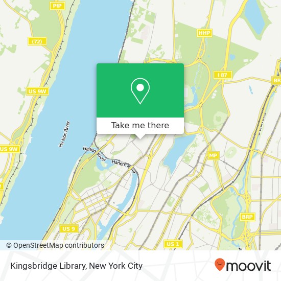 Mapa de Kingsbridge Library