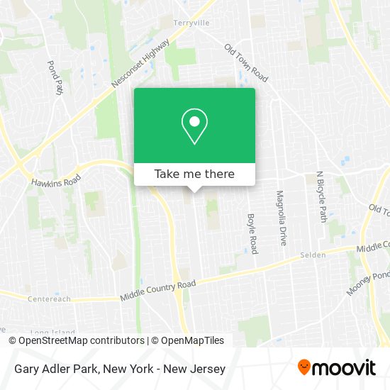 Gary Adler Park map