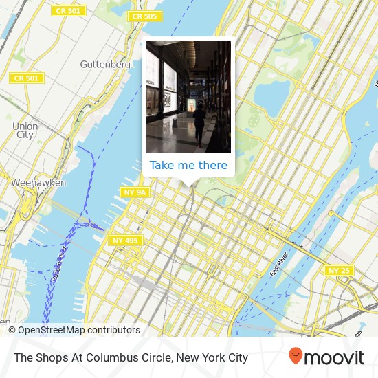 Mapa de The Shops At Columbus Circle