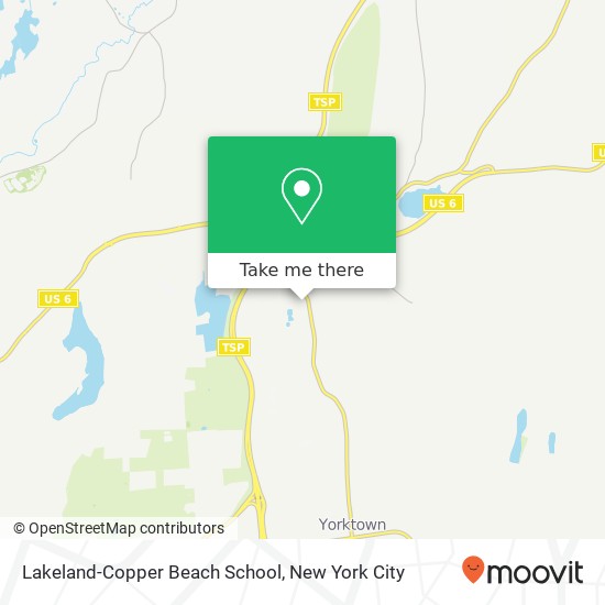 Mapa de Lakeland-Copper Beach School