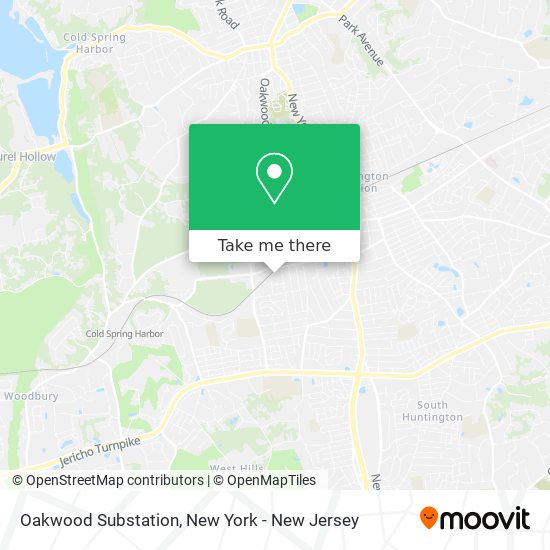 Oakwood Substation map