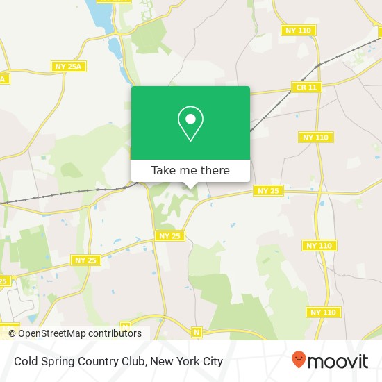Cold Spring Country Club map