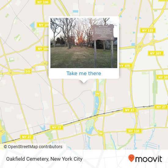 Oakfield Cemetery map