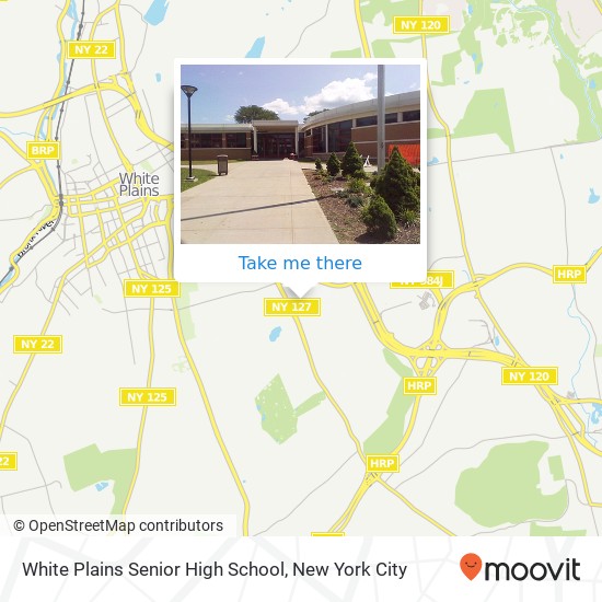 Mapa de White Plains Senior High School