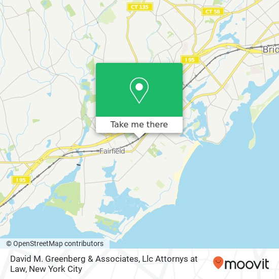 Mapa de David M. Greenberg & Associates, Llc Attornys at Law