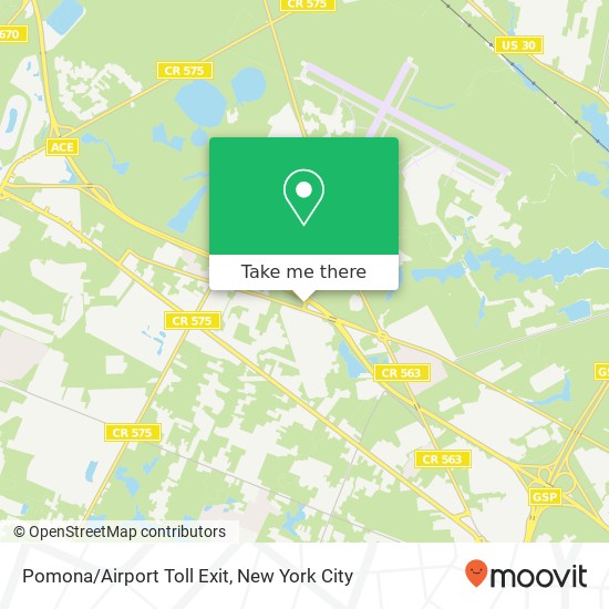 Mapa de Pomona/Airport Toll Exit