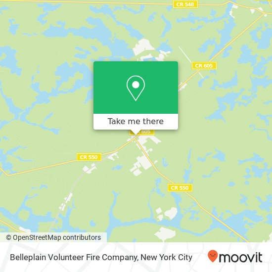 Belleplain Volunteer Fire Company map