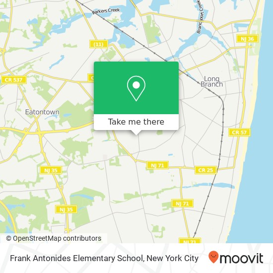 Frank Antonides Elementary School map