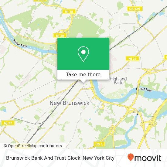 Mapa de Brunswick Bank And Trust Clock