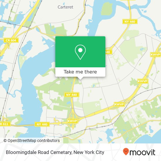 Bloomingdale Road Cemetary map