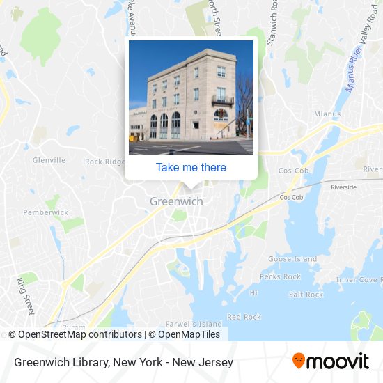 Greenwich Library map