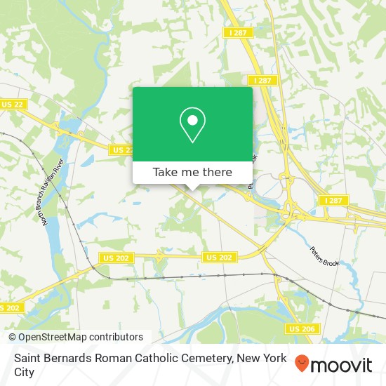 Mapa de Saint Bernards Roman Catholic Cemetery