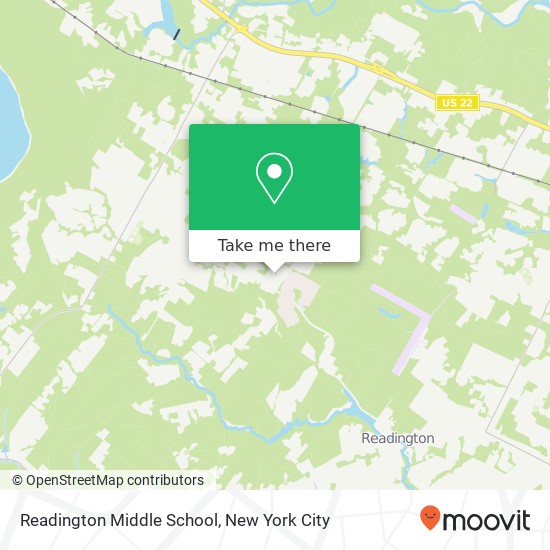 Mapa de Readington Middle School