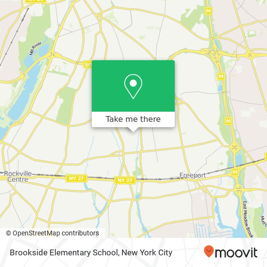 Mapa de Brookside Elementary School