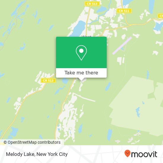 Melody Lake map