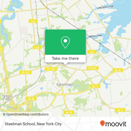 Mapa de Steelman School