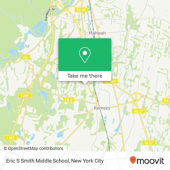 Eric S Smith Middle School map