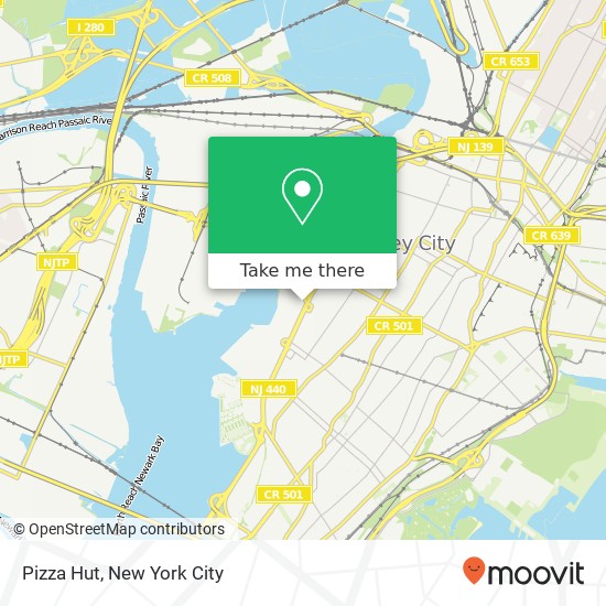 Pizza Hut map