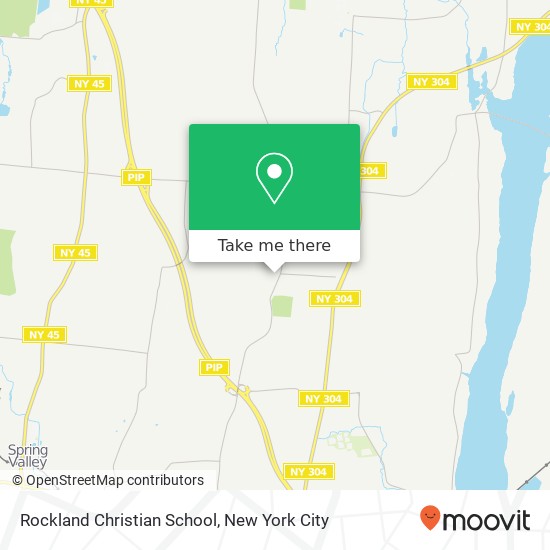Mapa de Rockland Christian School