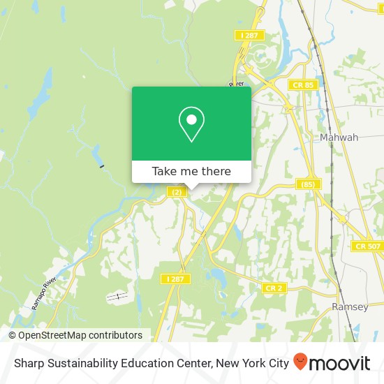 Mapa de Sharp Sustainability Education Center