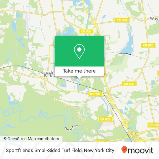 Sportfriends Small-Sided Turf Field map