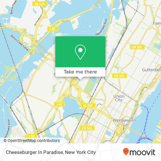 Cheeseburger In Paradise map