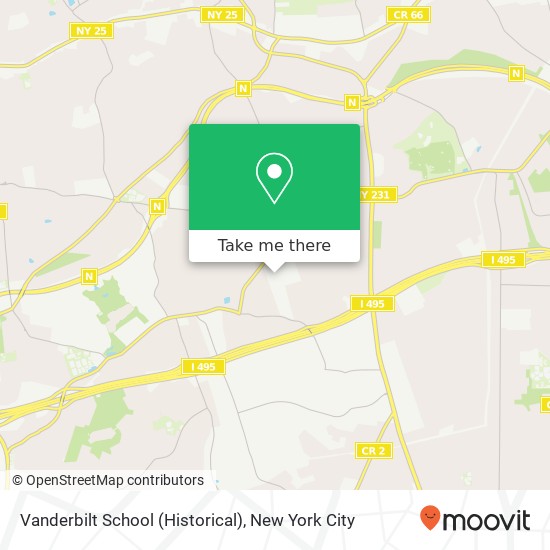 Vanderbilt School (Historical) map