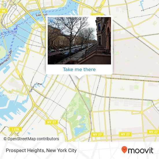 Prospect Heights map