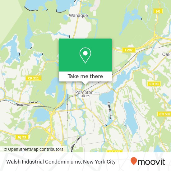 Mapa de Walsh Industrial Condominiums