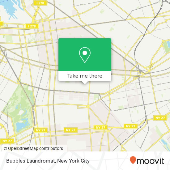 Mapa de Bubbles Laundromat