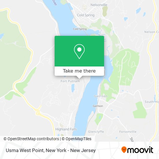 Mapa de Usma West Point